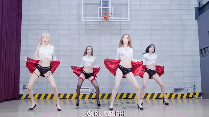 GirlCrush《Oppa,DoYouTrustMe》舞蹈练习室视频免费高清下载